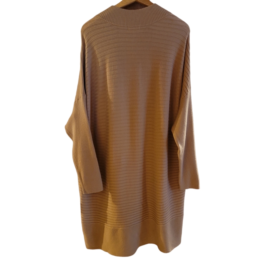 Stitch Drop Ribbed Knit V-Neck Sweater NWOT - Picture 2 of 9